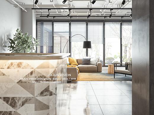 五彩缤纷办公休闲空间表现