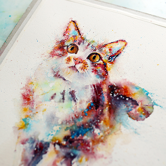 水彩下的貓青年（圖ZMTM3NzIxMjky） - 商業(yè)插畫 - 站酷設(shè)計師lvireland原創(chuàng)素材 - 站酷ZCOOL