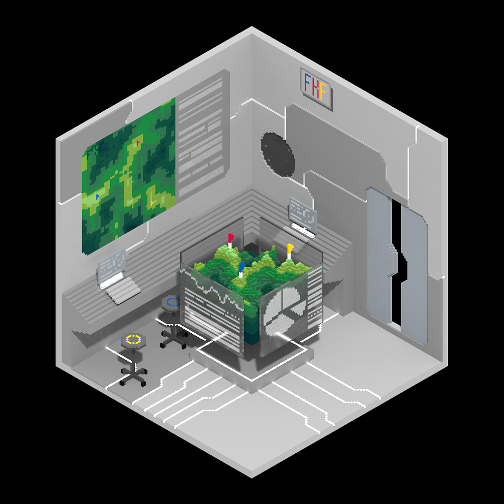 magicavoxel体素《蜂巢活动》