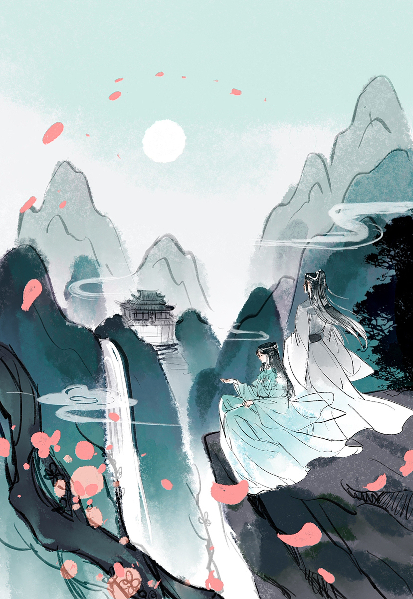 之前画的小说封面和内页插画（图ZMzIyMzk0MTUy） - 商业插画 - 站酷设计师森杏子原创素材 - 站酷ZCOOL