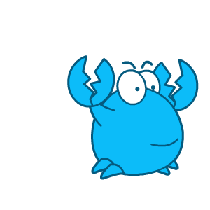 螃蟹表情 emoji图片