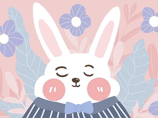 萌宠物系列手绘插画作品