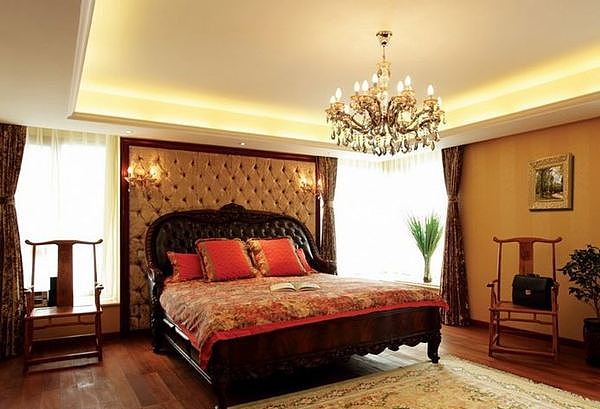 【西安盛腾美巢家装】大气卧室装修效果图