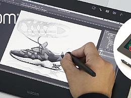 Wacom新帝Pro13 加快ASICS亚瑟士设计速度