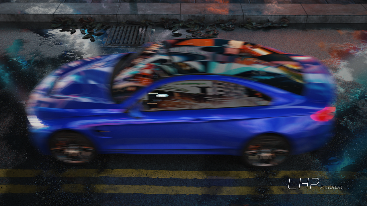 疫期摸鱼-BMW M4（图ZMTk2Nzk3NDY0） - 动画/影视 - 站酷设计师Hyper_L原创素材 - 站酷ZCOOL