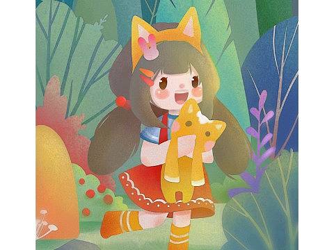 平面儿童插画海报