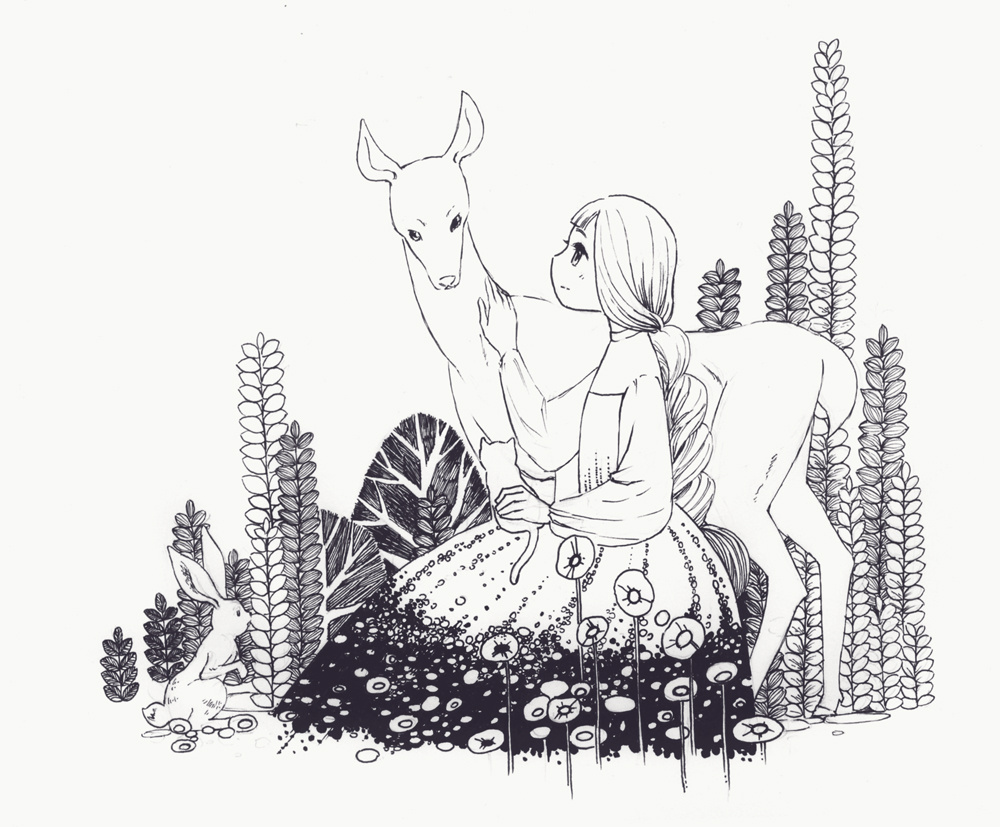 杂志黑白插图|插画|商业插画|zhuazhua83 - 原创作品 - 站酷 (zcool)