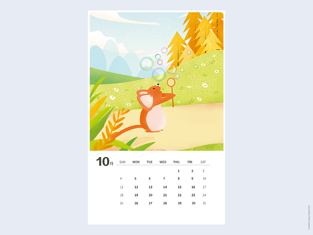 2020年鼠年台历插画设计（图ZMTg3NDQ4MzI4） - 商业插画 - 站酷设计师桔子大人了原创素材 - 站酷ZCOOL