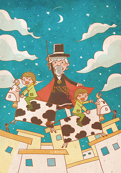 儿童文学小插画～（图ZMjMwNDIzMTI=） - 儿童插画 - 站酷设计师鱼琴原创素材 - 站酷ZCOOL