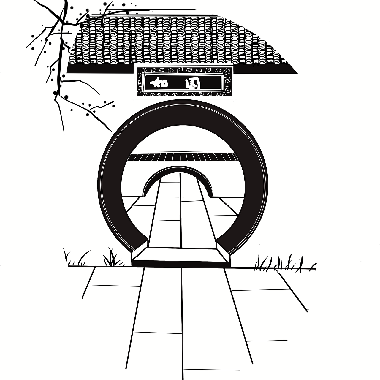 黑白插画（图ZMTk2ODQ0NDUy） - 商业插画 - 站酷设计师哩哩和啰啰原创素材 - 站酷ZCOOL