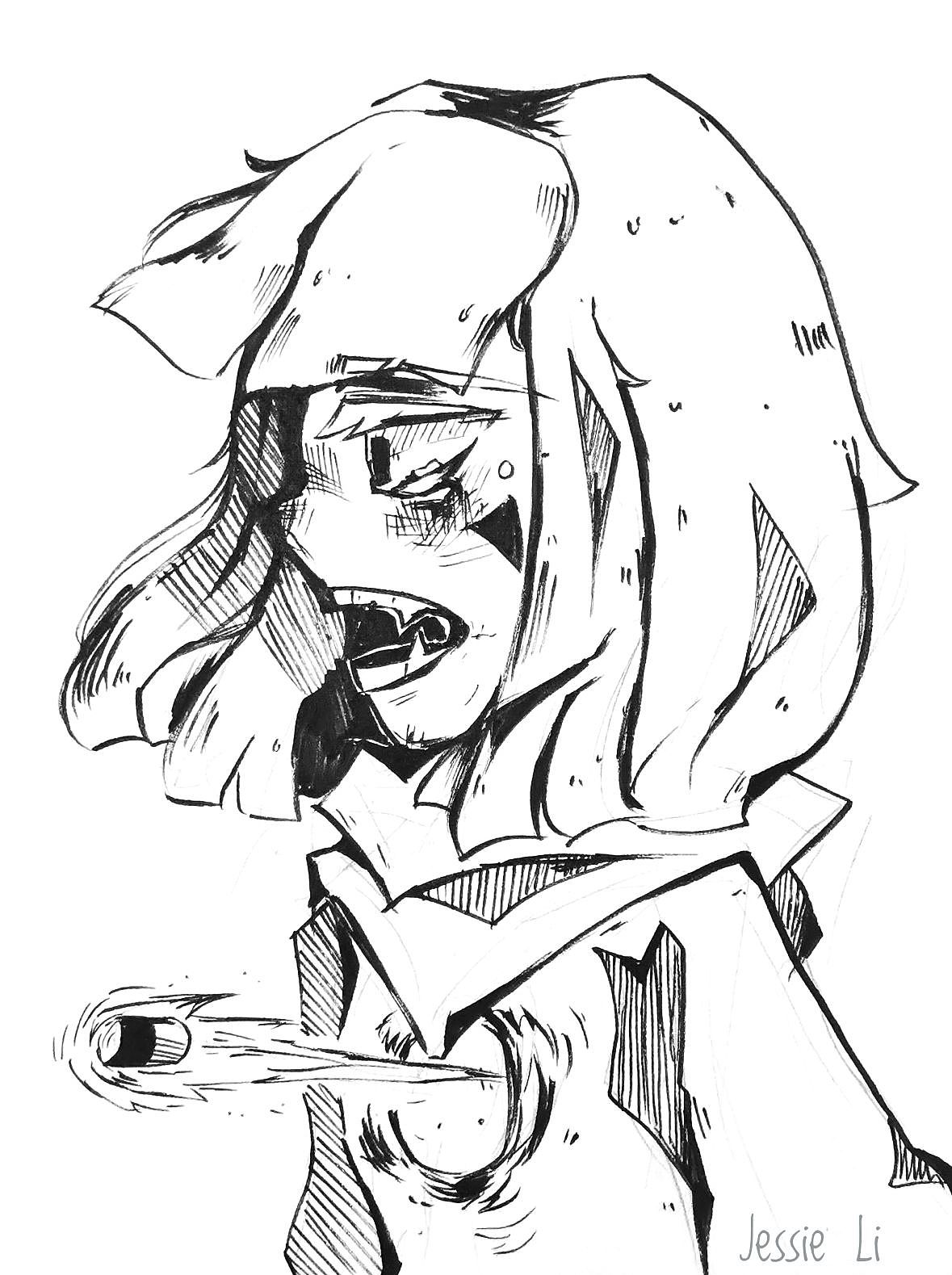 2022人物设计黑白篇