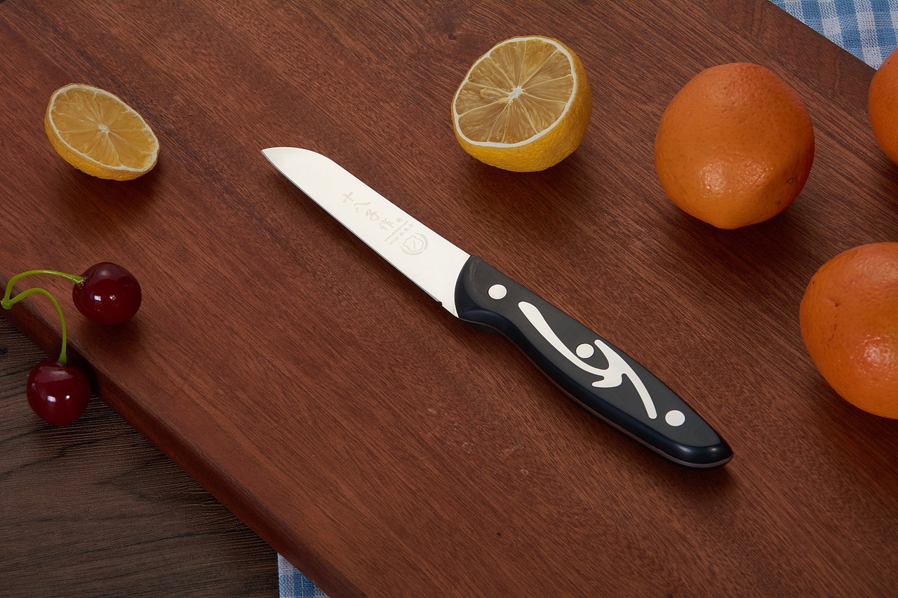 十八子作水果刀   不锈钢高端切菜 厨师 水果 万用 刀