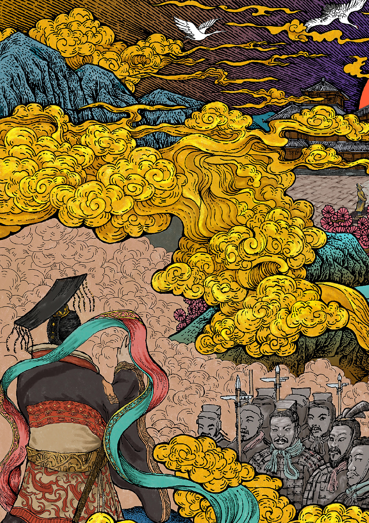 《守护》|插画|商业插画|晨昏昼夜文化创意_原创作品-站酷zcool