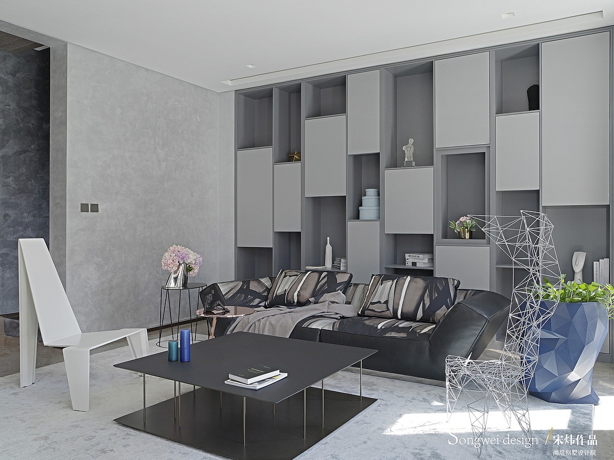 现代简约的“平衡”之家——时尚艺术骑士私宅设计（图ZMTg3MTQwODY4） - 家装设计 - 站酷设计师深圳南山尚层装饰原创素材 - 站酷ZCOOL