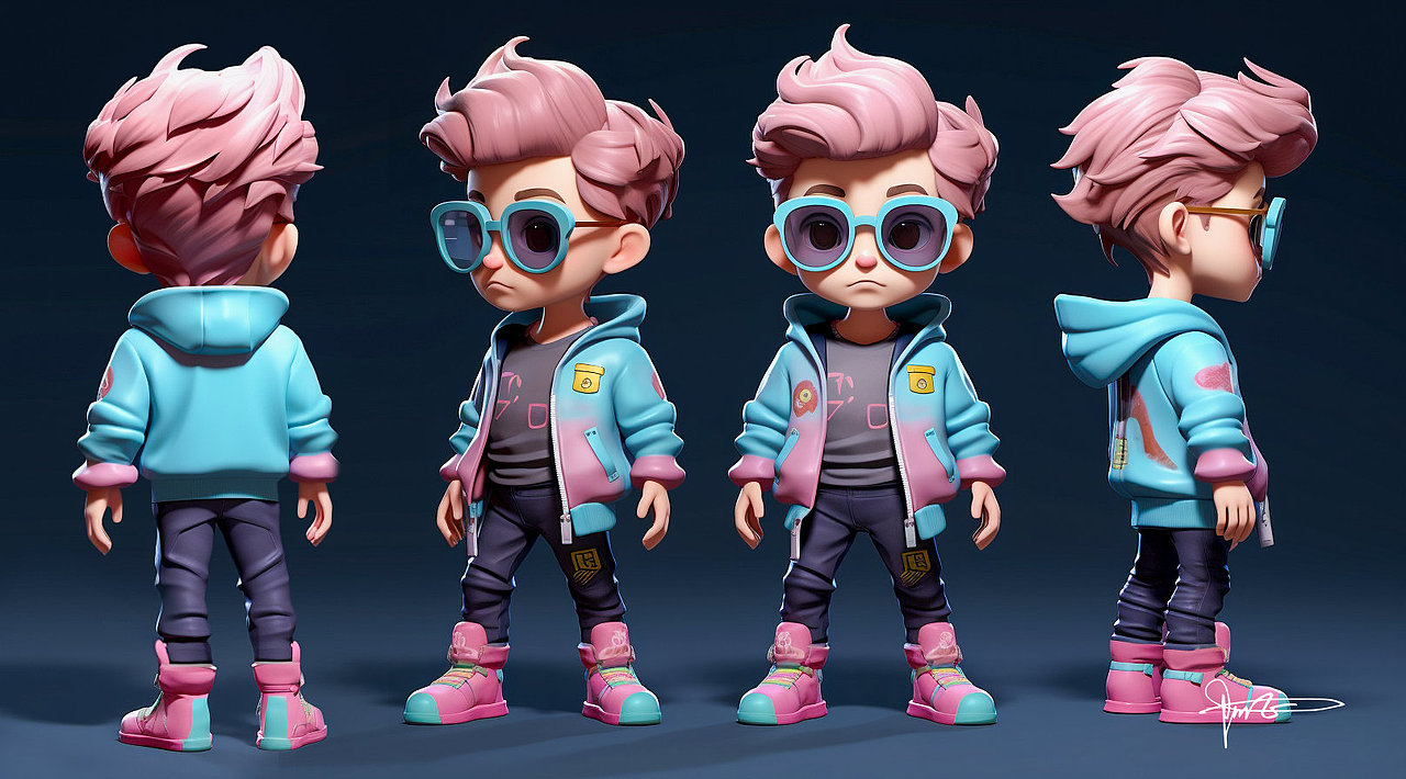 男孩IP形象设计系列五（图ZMzQ3NDc5MTMy） - 人物/生物 - 站酷设计师不耳创意设计原创素材 - 站酷ZCOOL