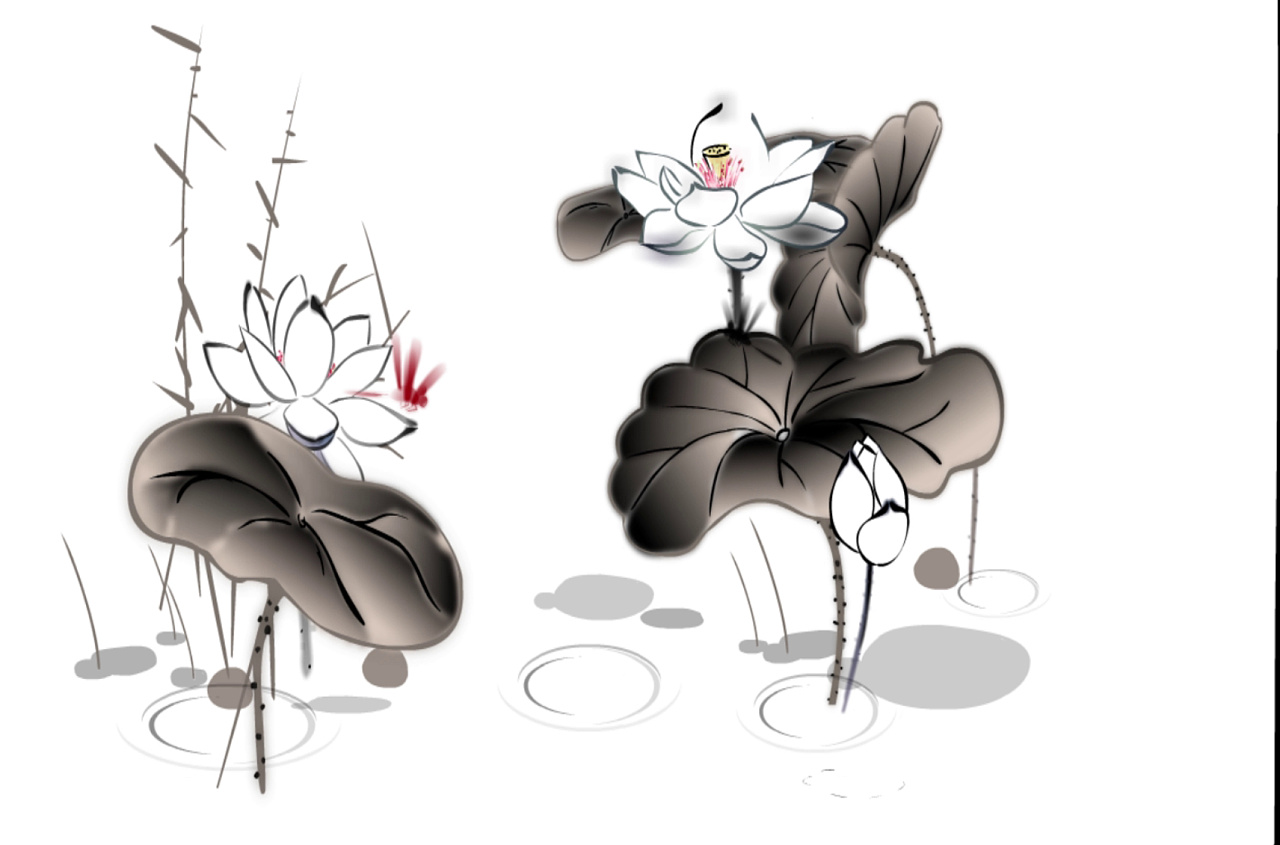 00:00/00:00毕业设计作品《水墨韵》flash水墨动画小短片  每一帧都