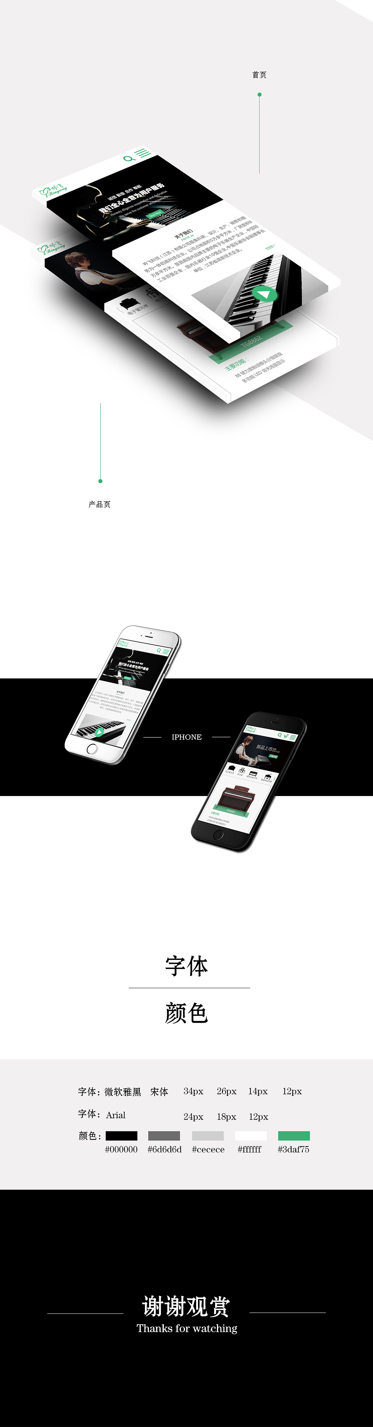 企业网站改版作品GUI排版