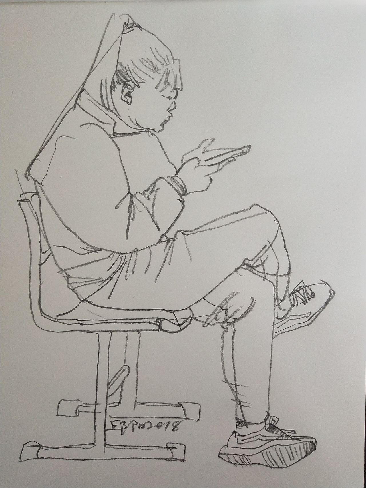 初学画要求准确,后来是生动,再后来是松动