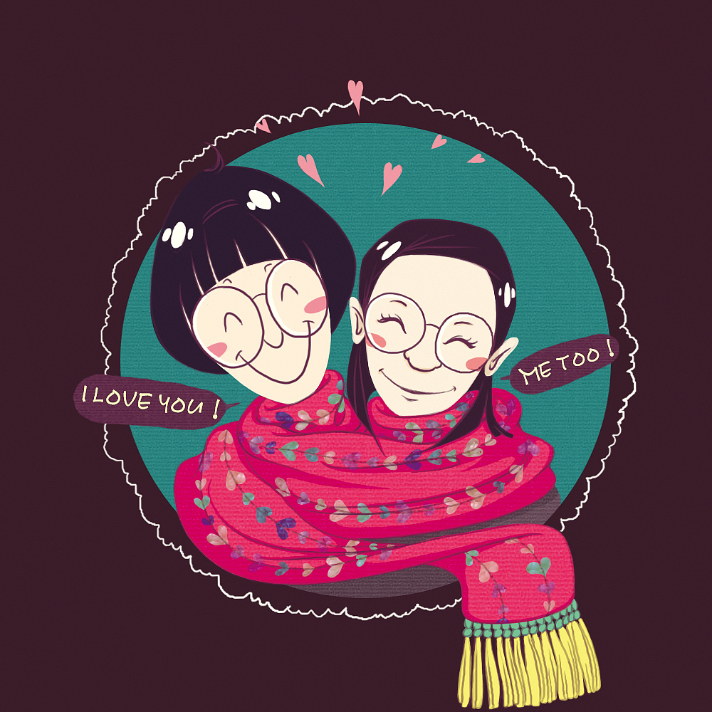 邻家小情侣~~（图ZMTYwNzcwODQ=） - 单幅漫画 - 站酷设计师saillbaby原创素材 - 站酷ZCOOL