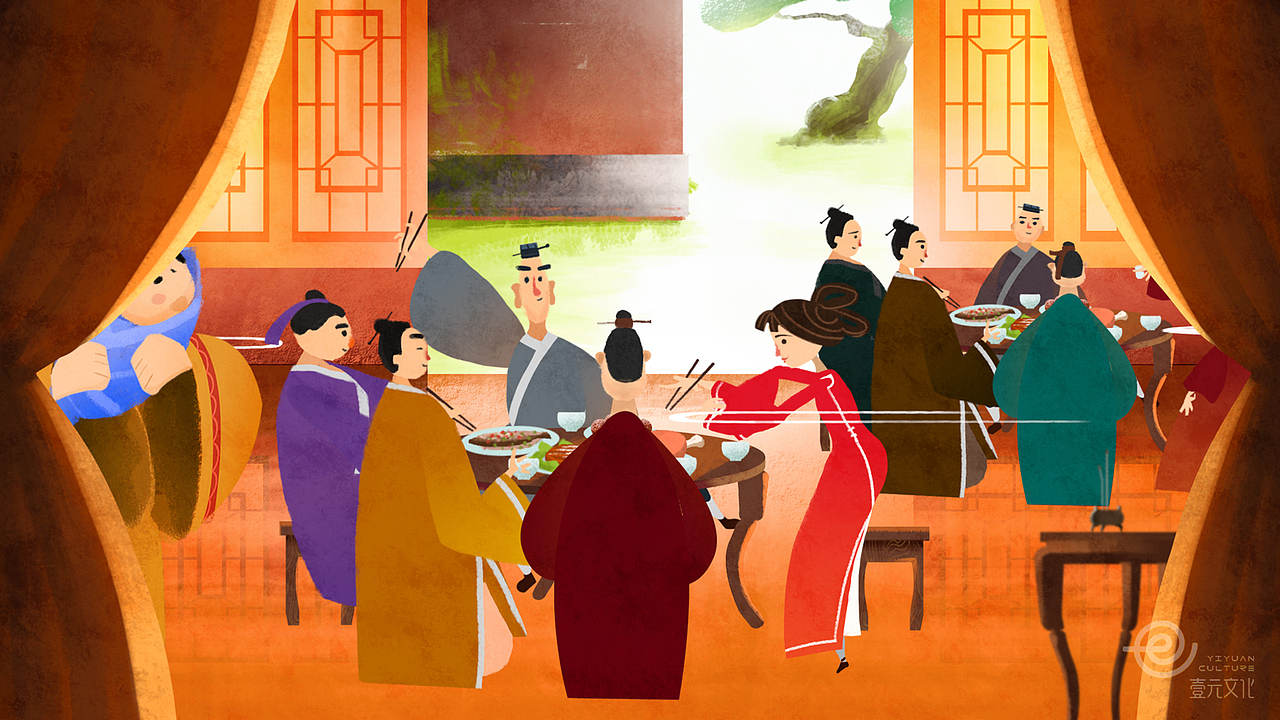 The Origin of Chinese Zodiac Pig 猪生肖的由来（图ZMTQzNzYzODU2） - 动画片 - 站酷设计师壹元文化原创素材 - 站酷ZCOOL