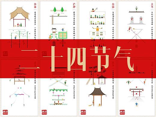 插画字体海报——《24节气》