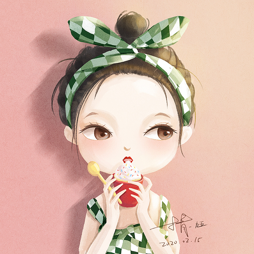 二月插画头像
