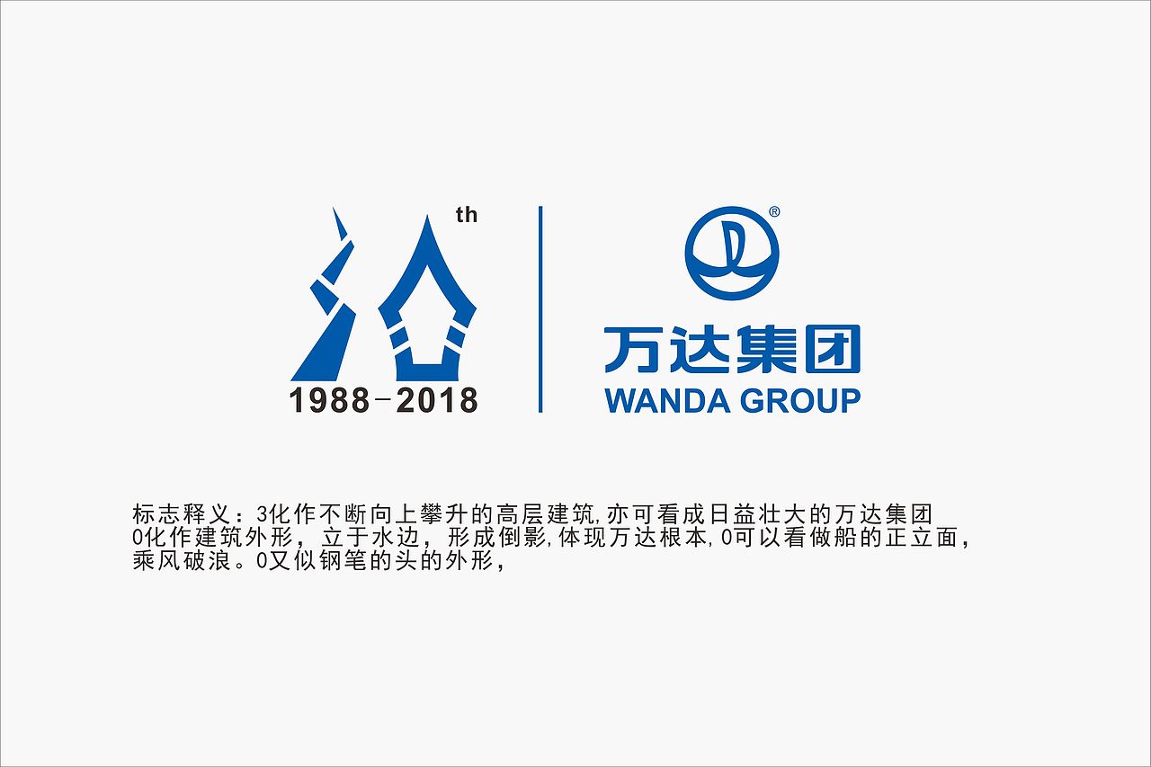 万达三十周年，为荣誉而战（图ZNTE3OTc4Mjg=） - Logo - 站酷设计师HUYI1989原创素材 - 站酷ZCOOL