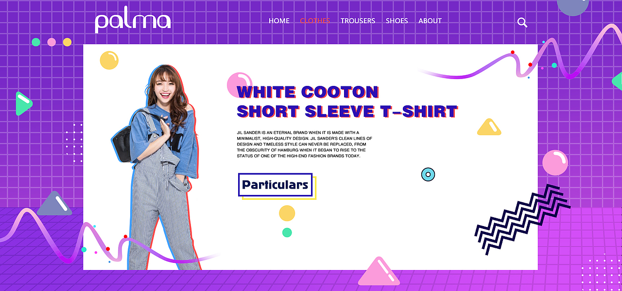 风格网页设计/孟菲斯、波普风格网页/专题电商（图ZMTM1ODk3ODk2） - 运营设计 - 站酷设计师ui小师妹原创素材 - 站酷ZCOOL