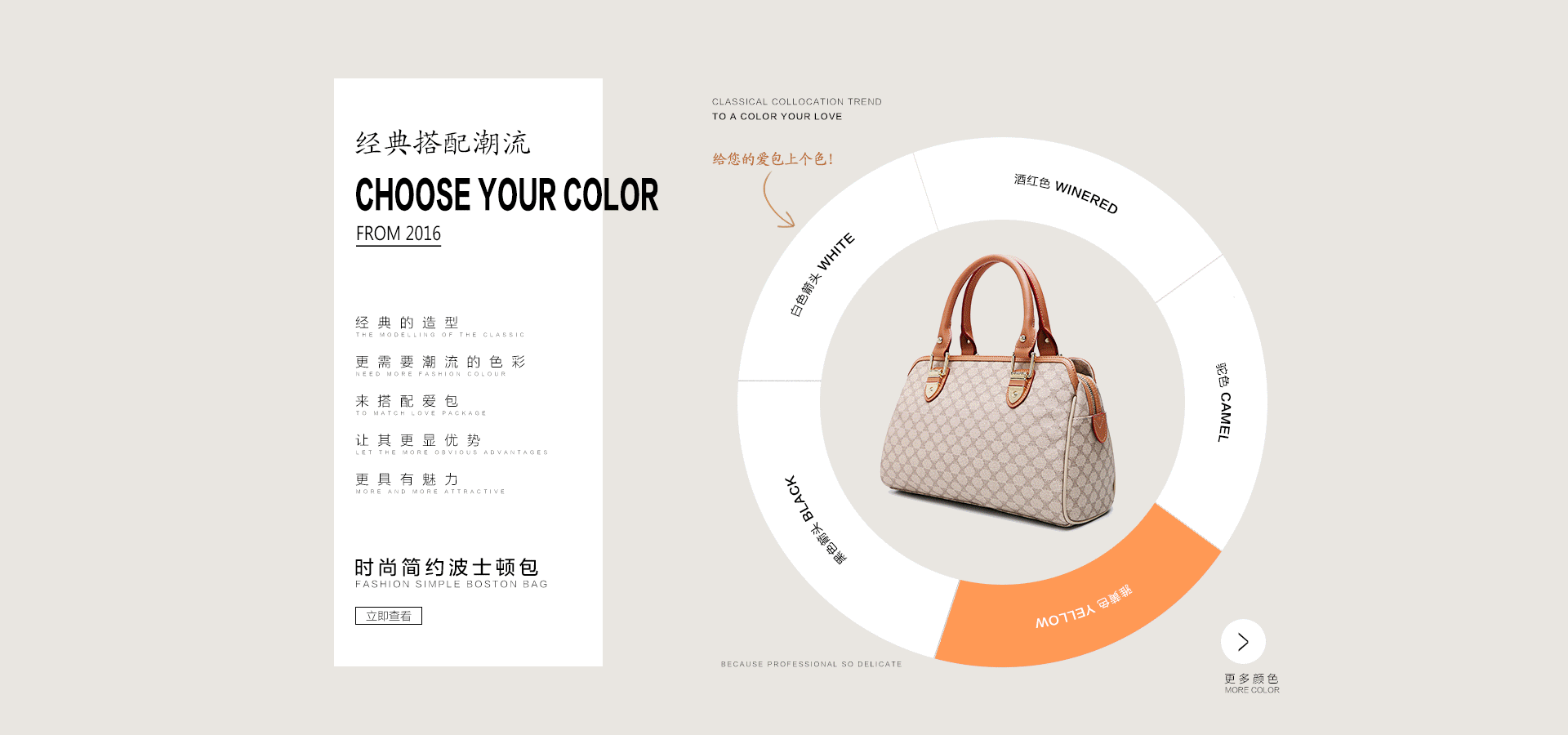 女包首页（图ZNjg0MzczNTY=） - 电商 - 站酷设计师瞭望野狼原创素材 - 站酷ZCOOL