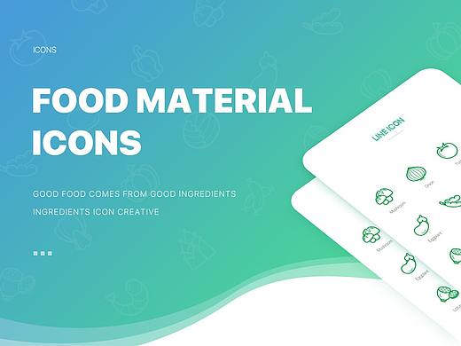 Food Material Icons