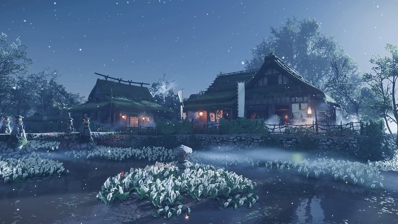 对马岛之魂村庄美景动态壁纸