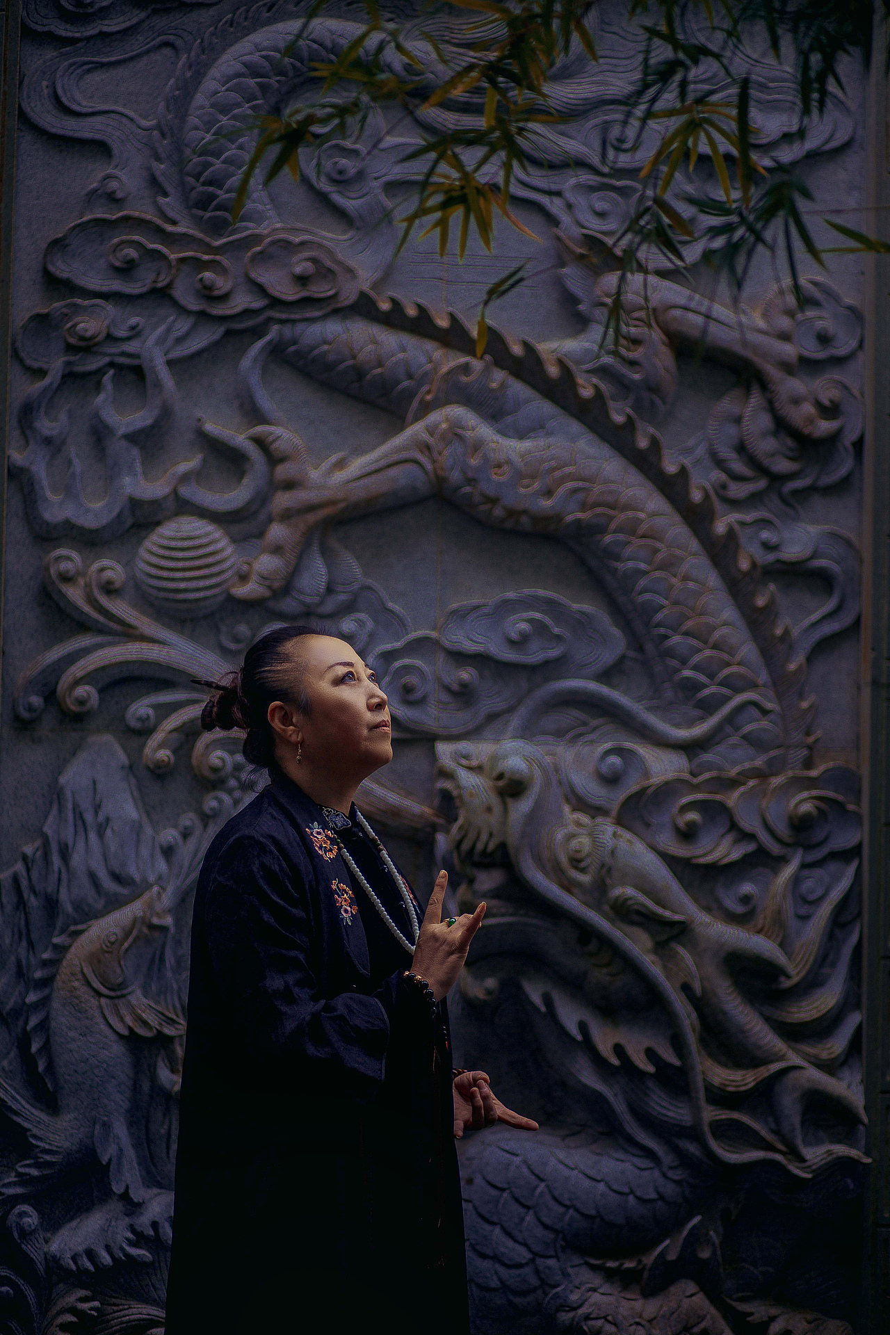 风水大师个人形象摄影