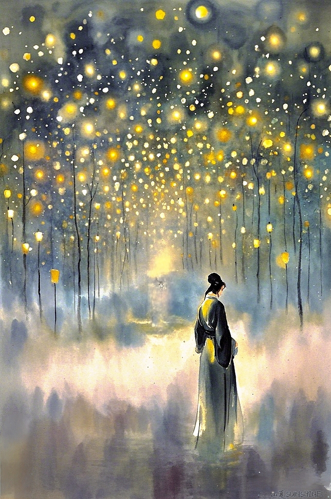 堪图画|灯火阑珊