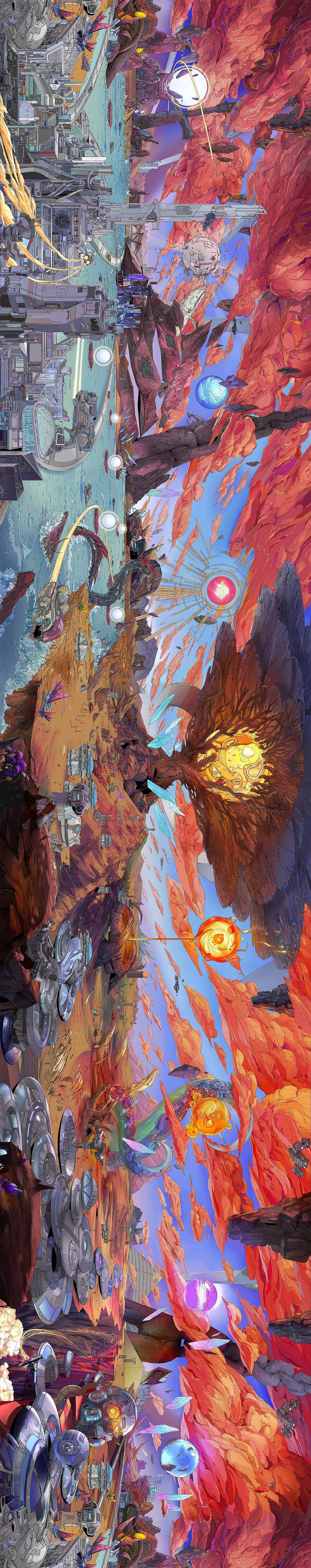 摩登天空|無限宇宙_不思議な無数COSMOS 第三季（图ZMjUxODkyNTU2） - 商业插画 - 站酷设计师GuangYuanYU原创素材 - 站酷ZCOOL