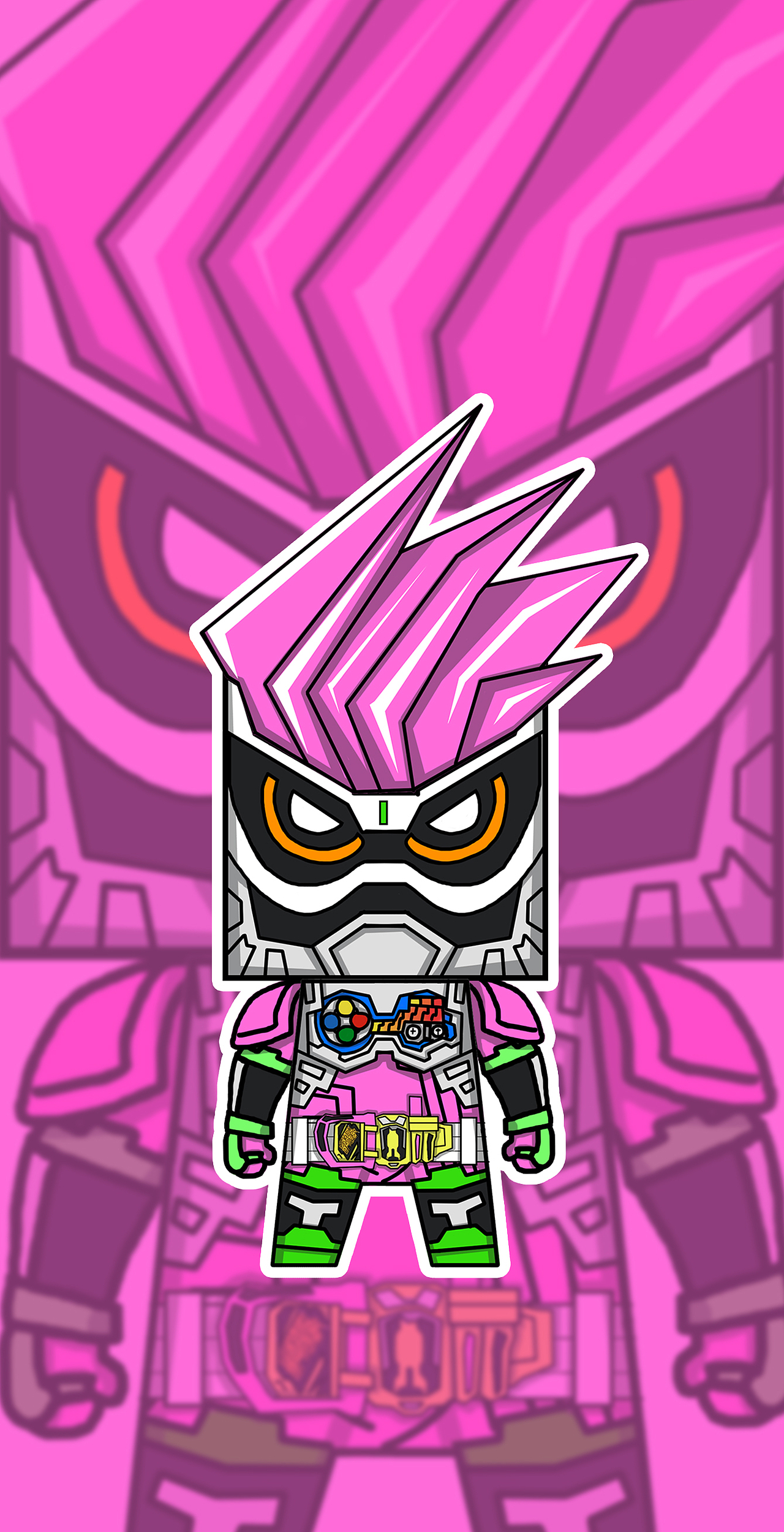 假面骑士纸模壁纸