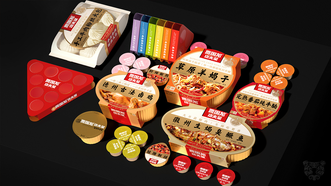 作品名称:贾国龙功夫菜包装设计 原创设计师:潘虎 tiger pan   品牌