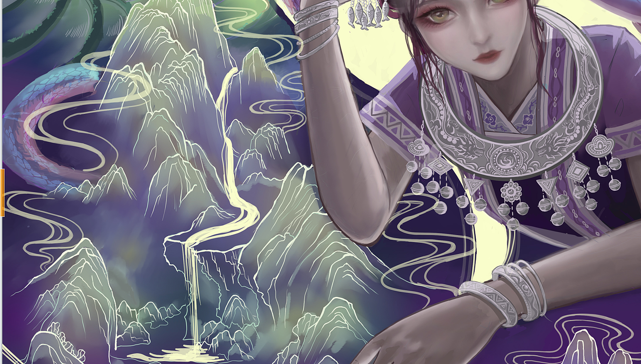 毕业设《繁华集序》——侗族（图ZMjg1MTAyMTE2） - 艺术插画 - 站酷设计师懒山猫原创素材 - 站酷ZCOOL