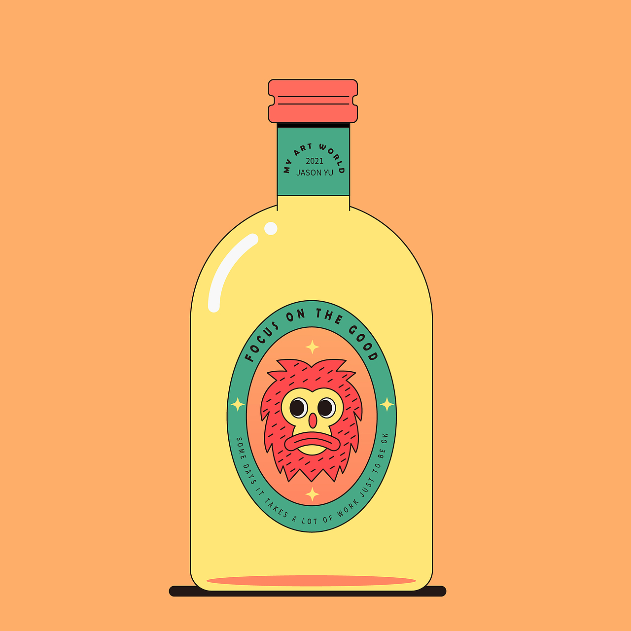 瓶子的插画合集