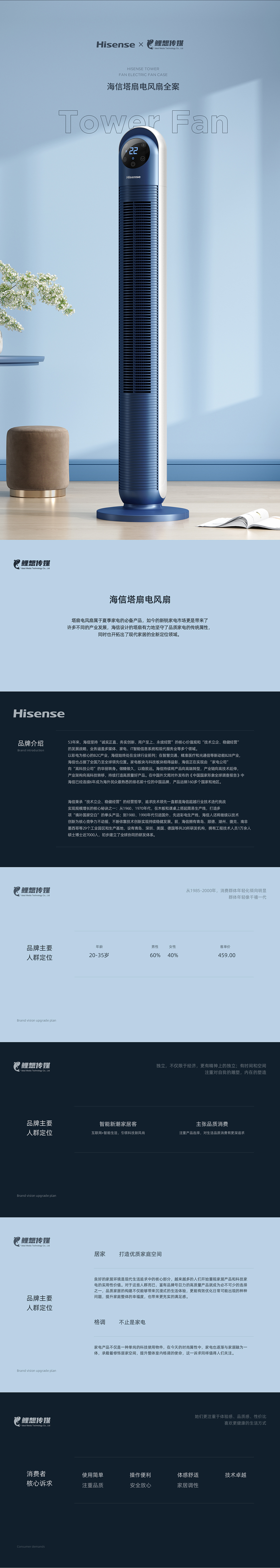电商详情 | 海信塔扇 小家电详情页设计