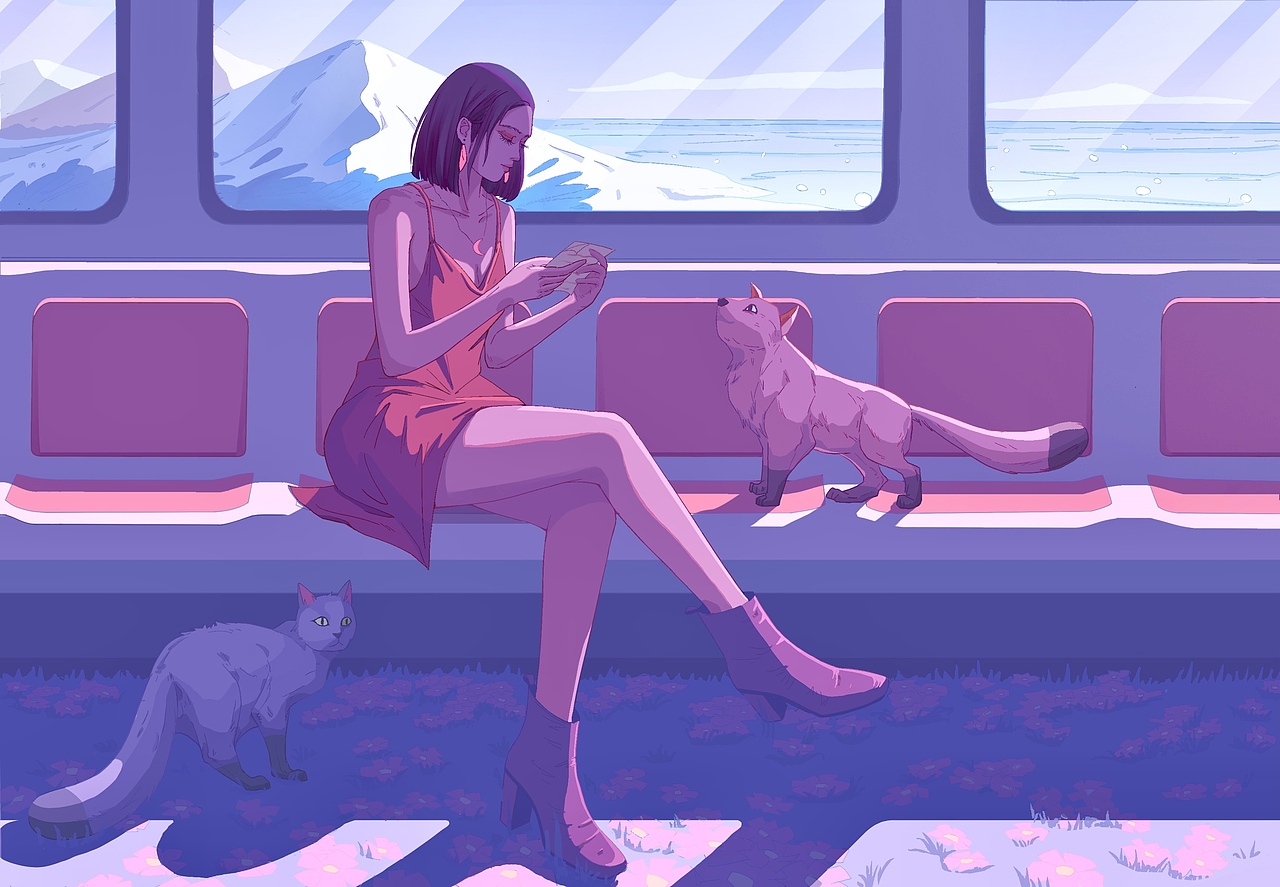 插画习作（图ZMjQyODgwNzI0） - 创作习作 - 站酷设计师小小_ling原创素材 - 站酷ZCOOL