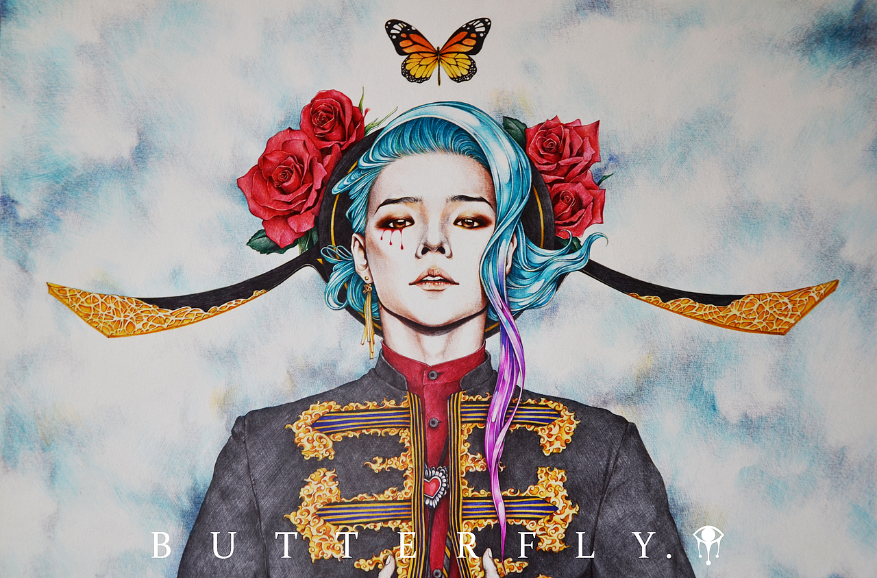 大学最后的创作完整版《蝴蝶灵魂》·视频《毕业季》（图ZMTA1MzY2NTY=） - 创作习作 - 站酷设计师蝴蝶灵魂原创素材 - 站酷ZCOOL