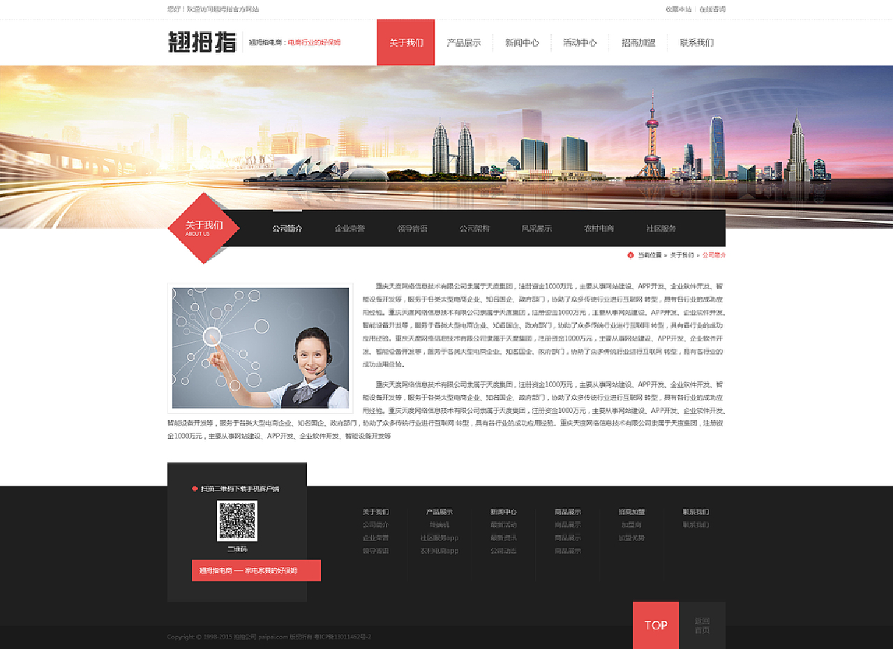 企业官方网站