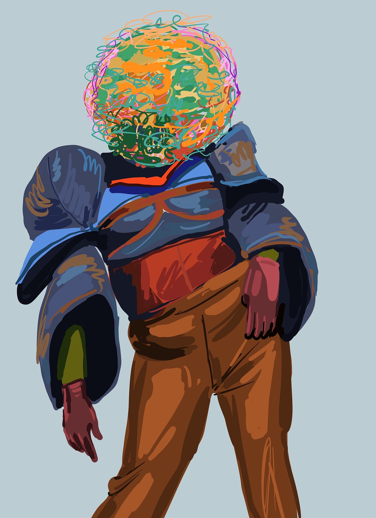 想做一个疯子，激情，无谓……（图ZMjI1MzI0Njc2） - 新锐潮流插画 - 站酷设计师四九原创素材 - 站酷ZCOOL