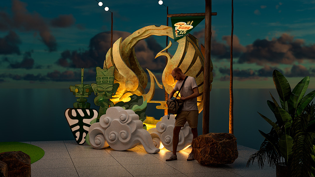 【文旅市集】"新视角"三星堆市集如何吸引现代青年？（图ZMzY4Mzc2MTg0） - 展陈设计 - 站酷设计师southward原创素材 - 站酷ZCOOL