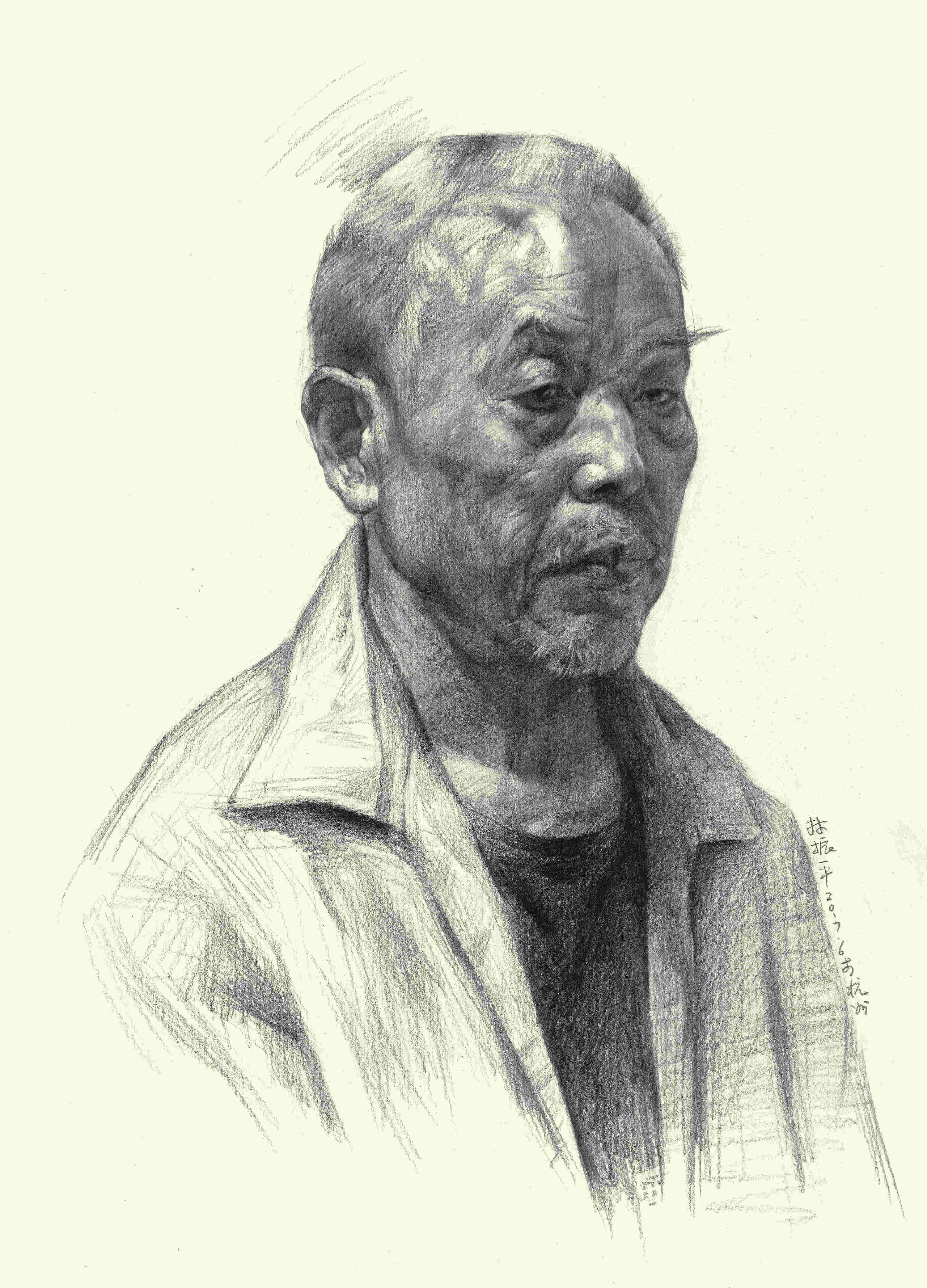 贵州首届美术教师研修班林振平素描