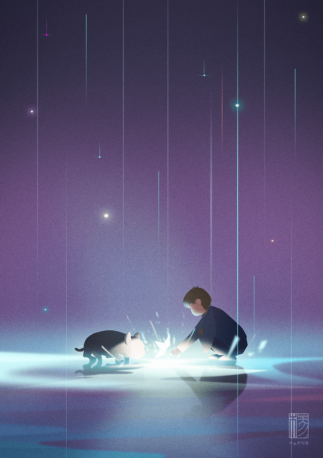 被遺棄的星光（圖ZMjQ1ODkzMTQw） - 藝術(shù)插畫 - 站酷設(shè)計(jì)師IpadYang原創(chuàng)素材 - 站酷ZCOOL