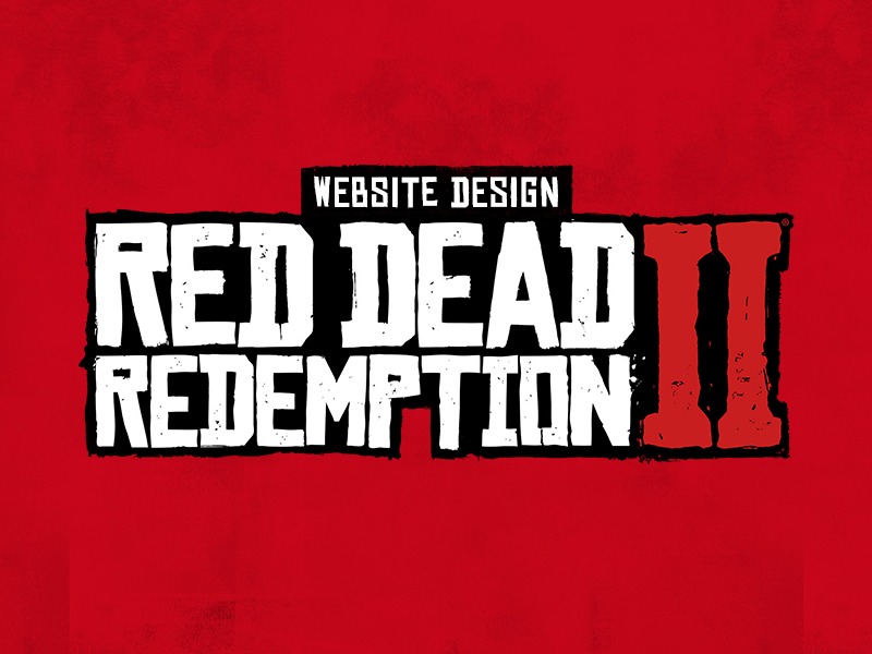 《Red Dead: RedemptionⅡ》荒野大镖客2 页面设计