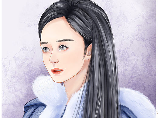 头像插画  斛珠夫人  杨幂