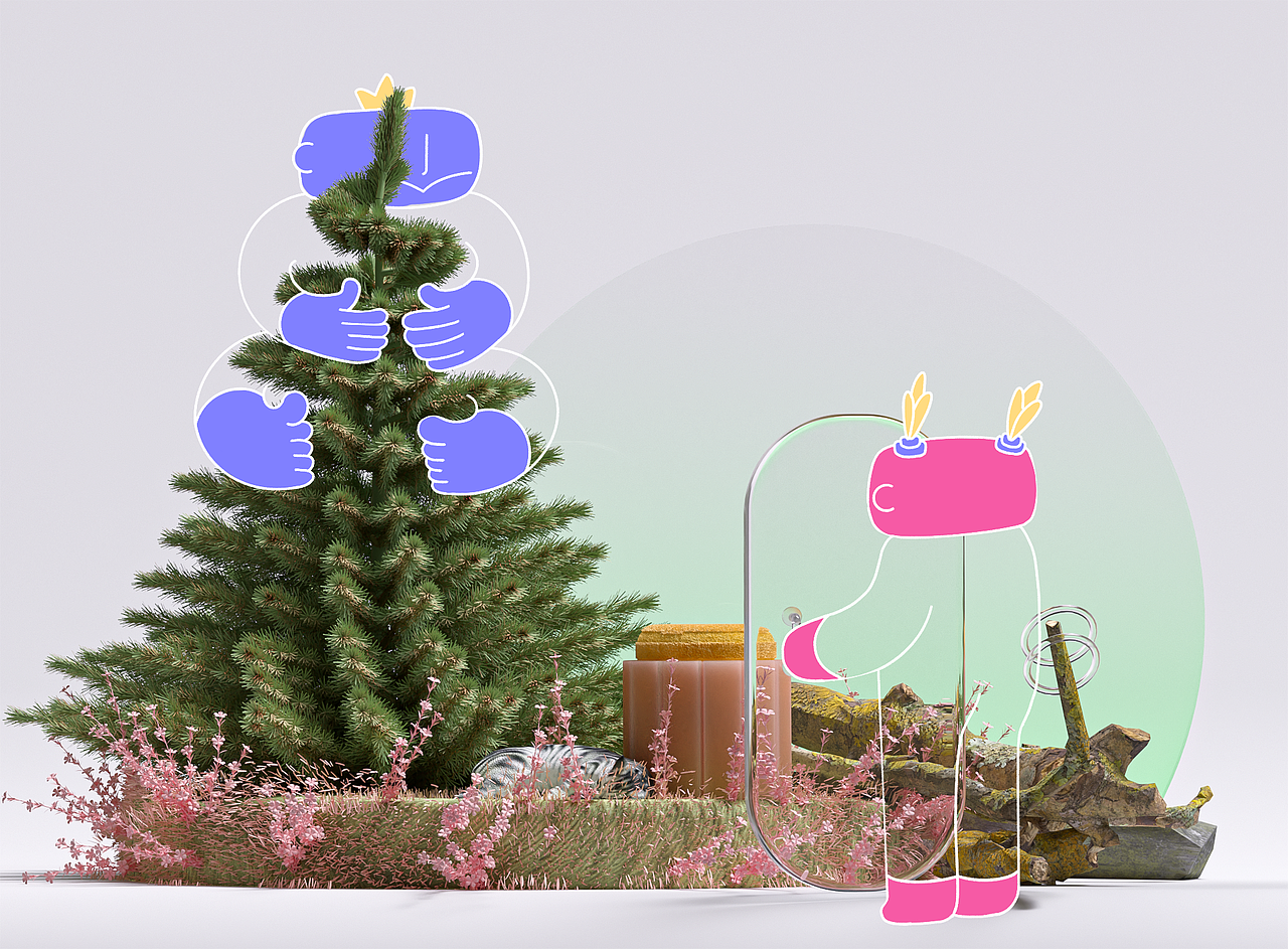 二月练习（图ZMjg5ODU5MTA4） - 其他三维 - 站酷设计师藤原原藤原创素材 - 站酷ZCOOL