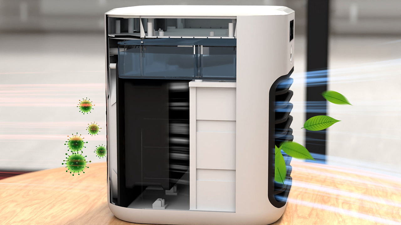 冷风机-C4D三维动画